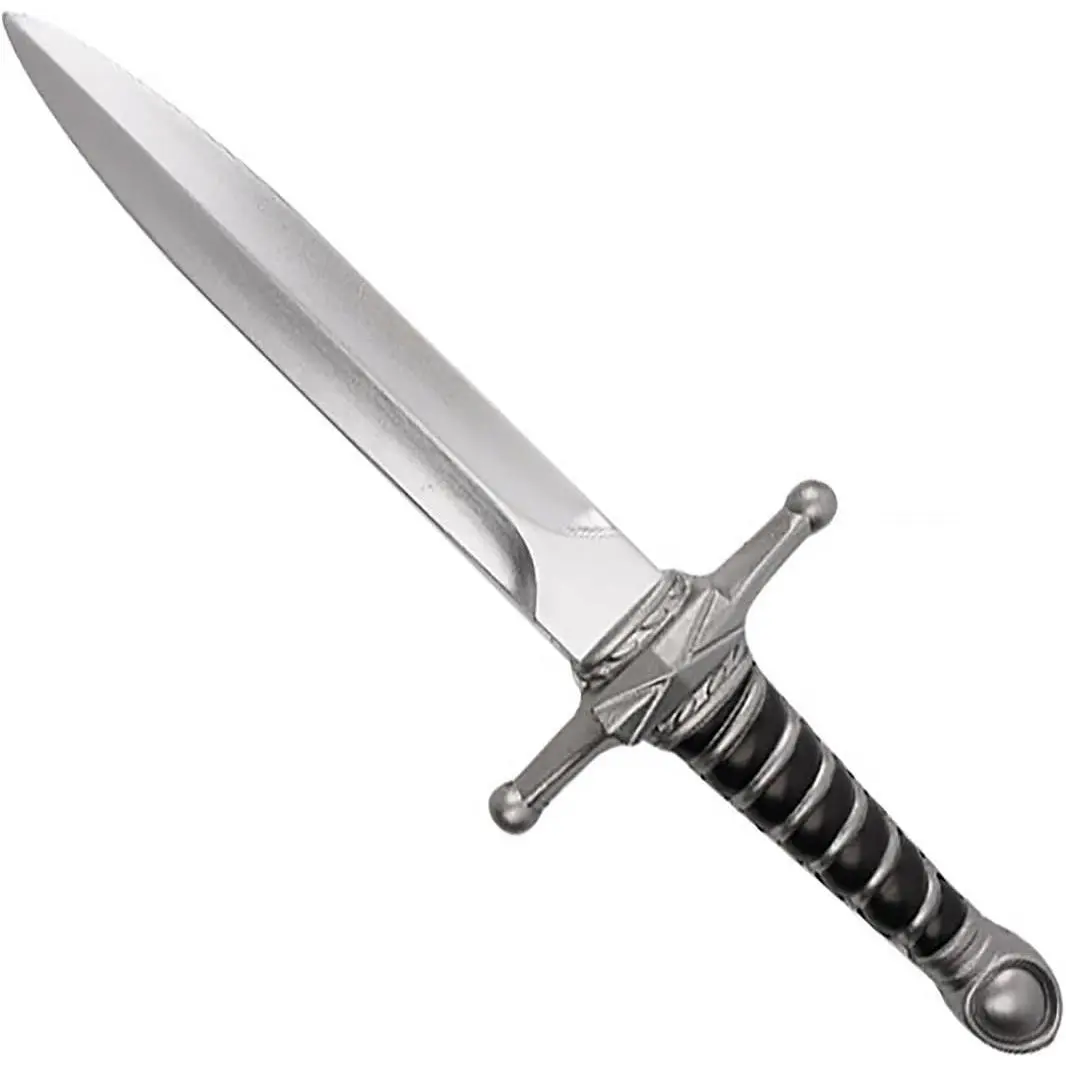 Foam Dagger – 15” PU Short Foam Sword for LARP, Cosplay & Safe Play – Realistic Lightweight Roleplay Weapon