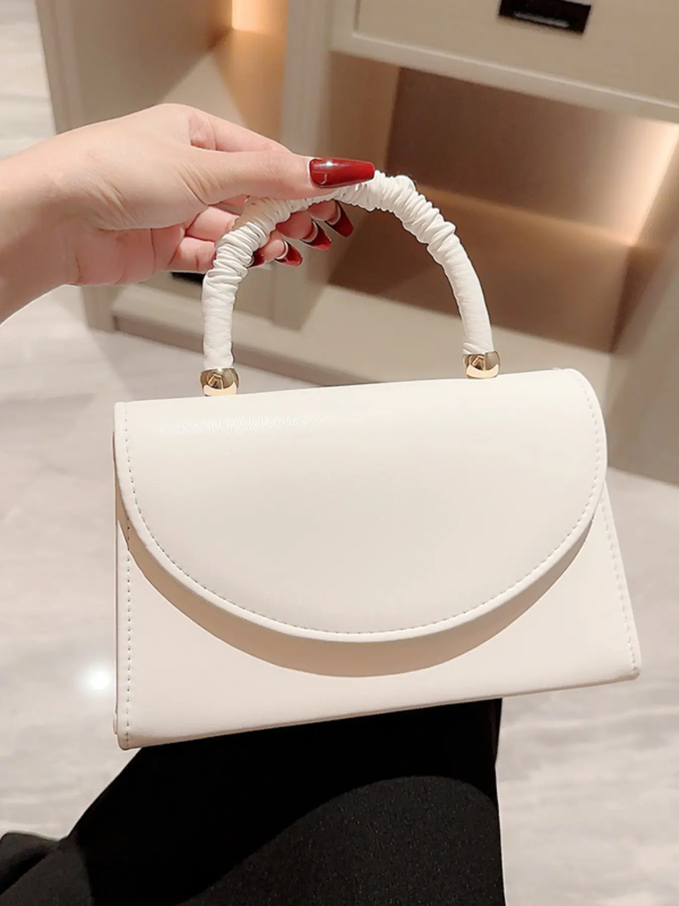 New PU High-End Party Bag, Versatile Evening Clutch, European and American Style Handbag, Elegant Fashion Handbag, Fashion Chain Bag, Wedding Season Bag, Evening Handbags