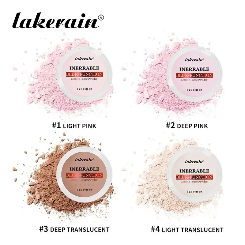 BLUR-FUNCTION SETTING LOOSE POWDER, Translucent Powder Setting Powder, Long-Lasting, Oil-Control & Pore-Blurring, Lightweight Loose Powder for Matte Finish, Sweat-Proof & Transfer-Resistant, Ideal for Oily/Combination Skin Summer Long-Wear