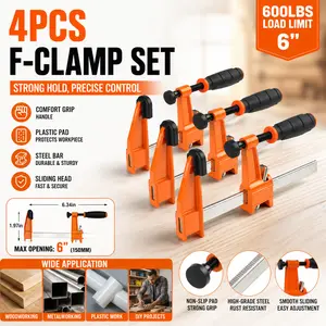 4PCS, F-clamp