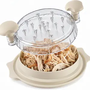 chicken shredder, Chicken Grinder with Tray, meatshredder, BPA-Free Meat Grinder, Non-Slip Base, Suitablefor Pork, Beef, Chicken, Kitchen Cooking Accessories
