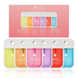 6pcs/box Alcohol-Free Hand Sanitizer Set, Scented, Moisturizing, Hydrating & Non-Sticky, Essential for Kids & Home, 6 Fragrances Daily Use, Portable Convenience
