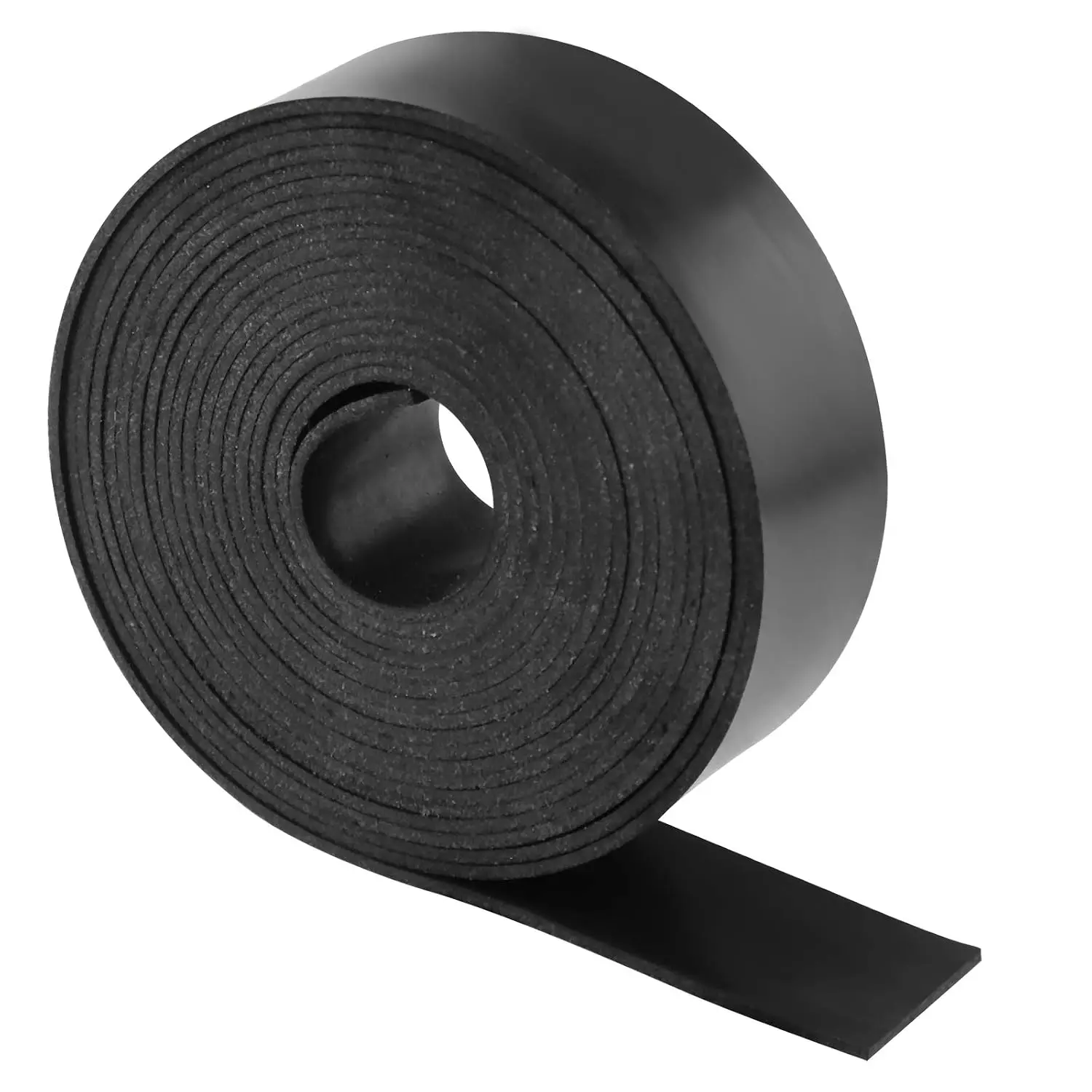 Neoprene Rubber Sheet, Solid Rubber Seal Strips for DIY Gasket Materials, Oil-Resistance, Sound  and Anti-Slip for Flooring, Pads, Bumpers, Supports (1In x 1/16In x 10Ft)