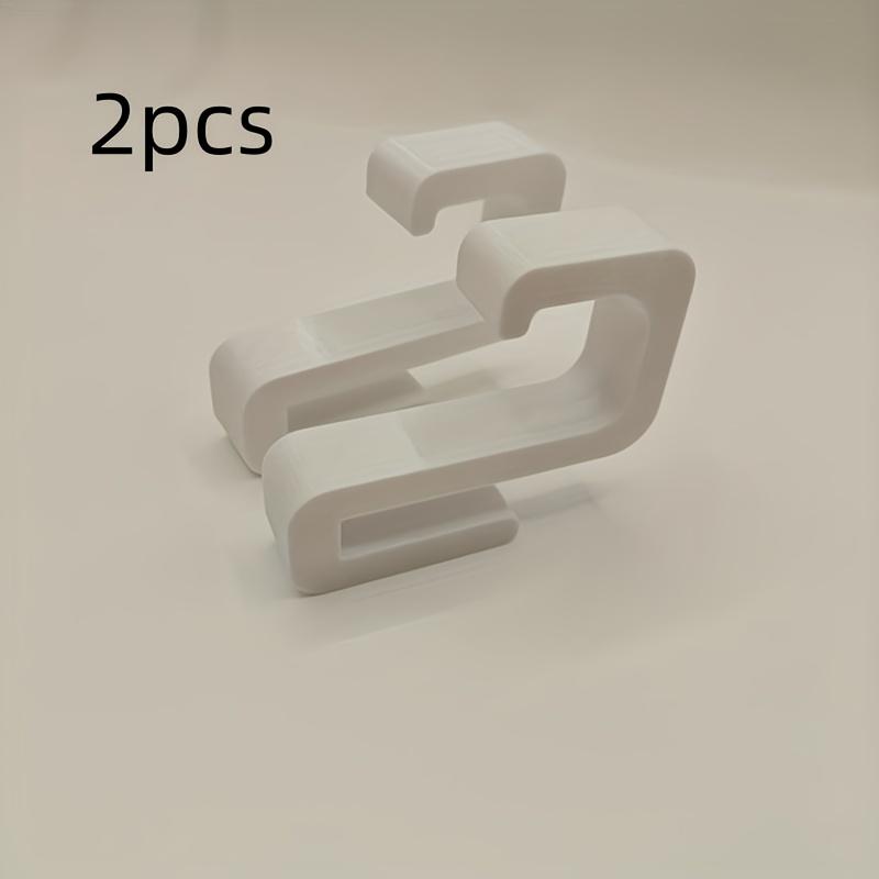 234pcs No Drilling Glass Door Hooks Heavy Duty Sturdy Plastic Wall Mount for 8mm Glass Hanging Clothes Towels Black White