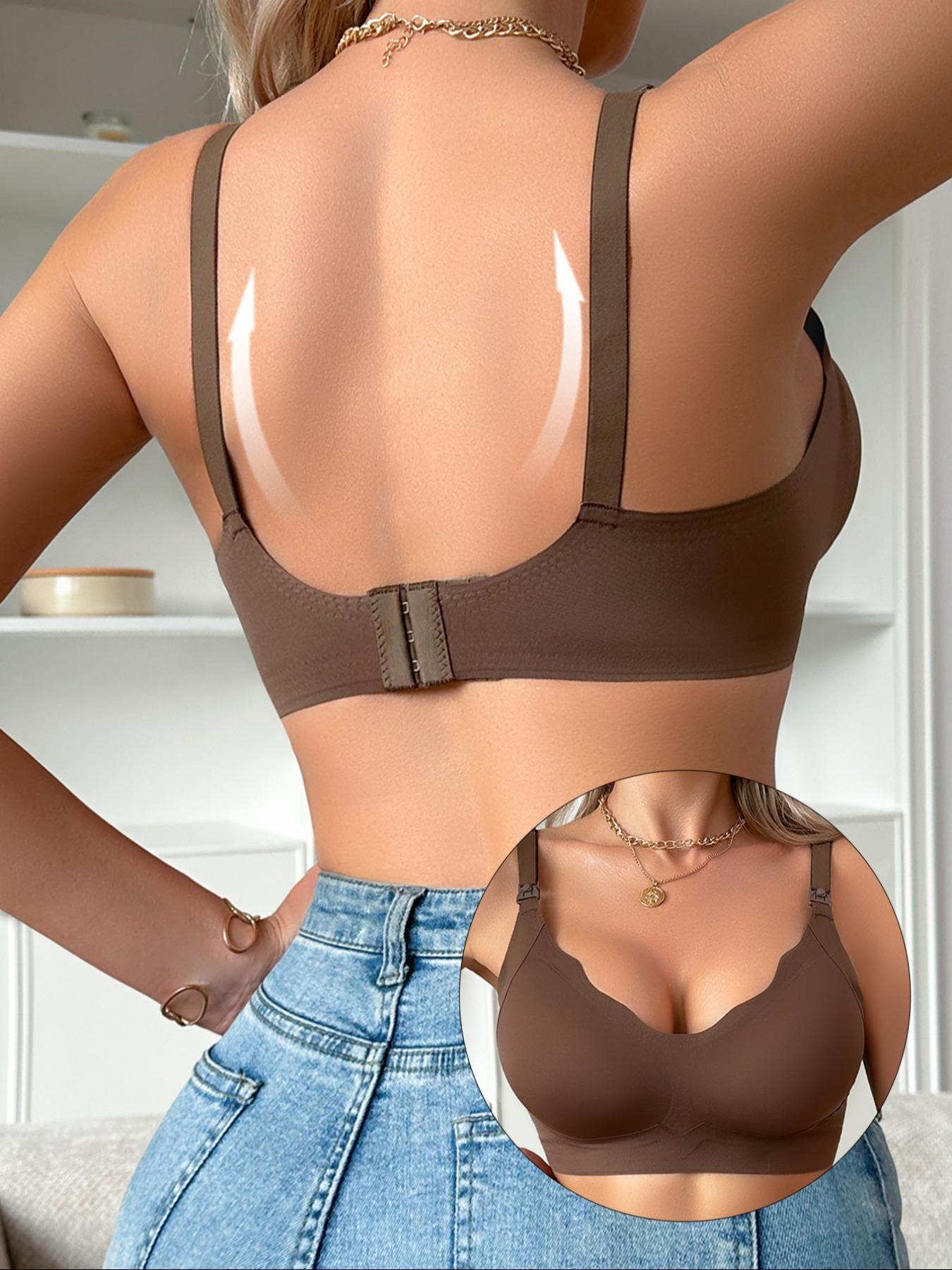 Single Pack Women's Nursing Bra, Pregnancy Maternity Bra, Wireless Support for Pregnant Moms, Comfortable Seamless Design for Breastfeeding During Pregnancy