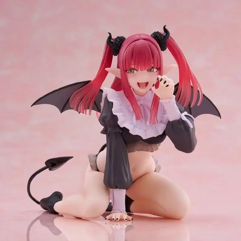 My Dress-Up Darling Marin Kitagawa Figure, Figurine, 12cm Kneeling Succubus Devil Pose Anime Statue, Desktop & PC Case Ornament, Anime Gift