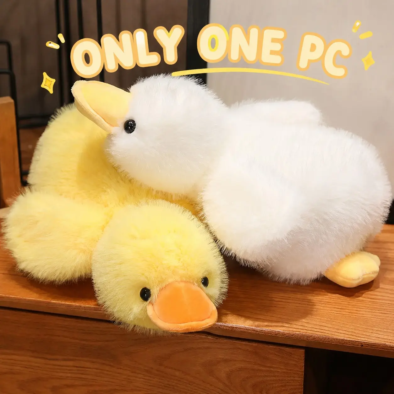 New Plush Duck Stuffed Toy, Soft Adorable Stuffed, Large Duck Pillow, Kids Gift, Birthday Present, Holiday Decoration, Romantic Gift, and Colors Available, Stuffed Animal
