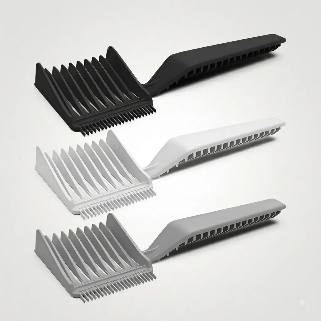 Haircut Combs Set For Men 3Pcs Professional Home Barber Styling Tool Long Handle Anti‑Slip No Heat Design For Easy At‑Home Hair Trimming Suitable For Dads Husbands And Kids For Diy Haircut Without Salon Visit tiktokshopbacktoschool