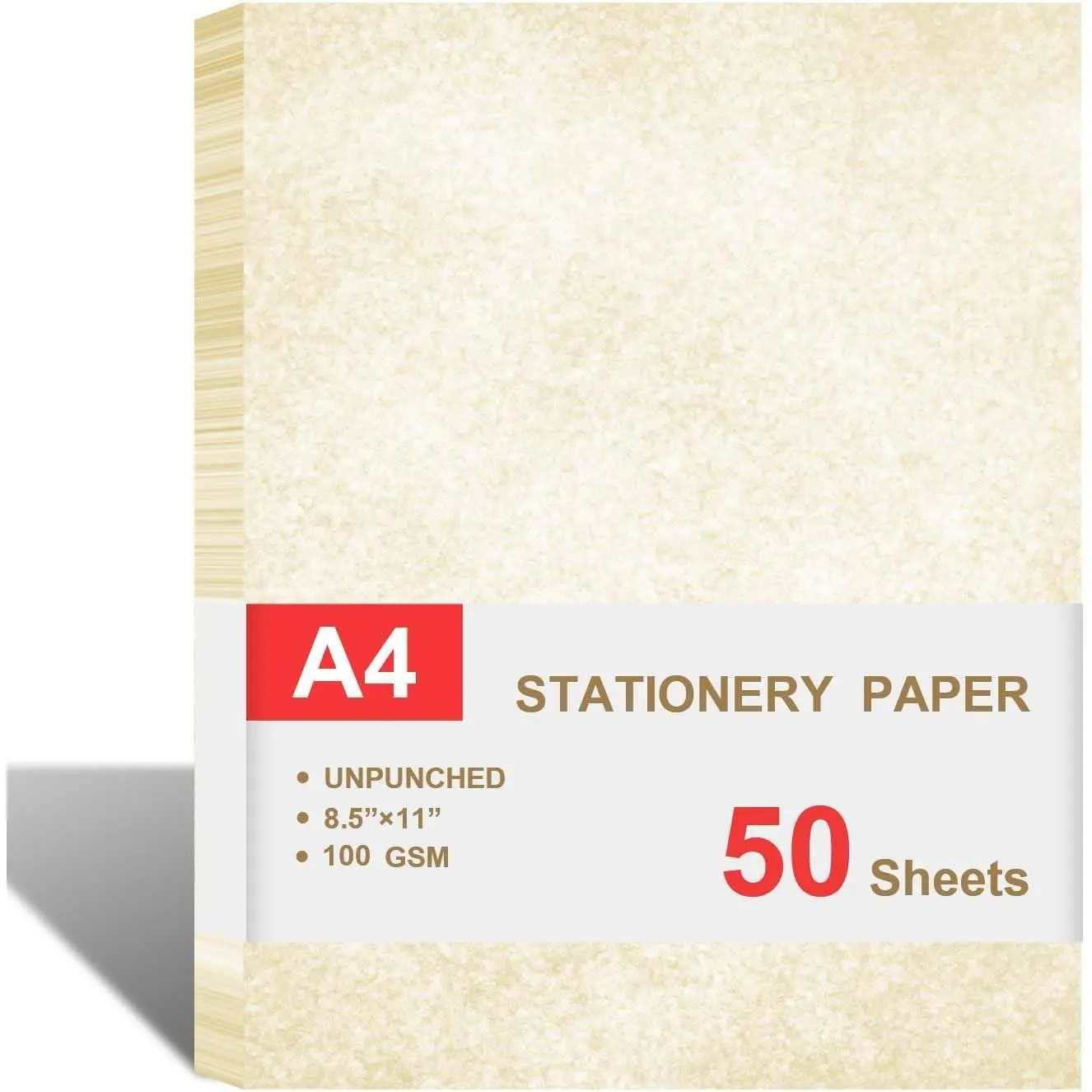 Paper for  - Stationary for Resumes, Diplomas, Letter Size, 50 Double-Sided Sheets, 100gsm, 8.5" x 11"  Paper