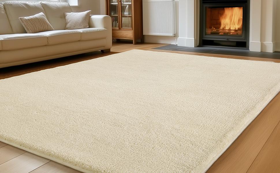 FAMVAL Large Size Plush Rugs Big Fluffy Area Rug Non-slip Soft Shaggy Ultra-comfortable Cool Carpet Mats for Living room Bedroom Nursery Home Decor Milky White Christmas gifts FAMVAL Large Size Plush Rugs Big Fluffy Area Rug Non-slip Soft Shaggy Ultra-comfortable Cool Carpet Mats for Living room Bedroom Nursery Home Decor Milky White Christmas gifts