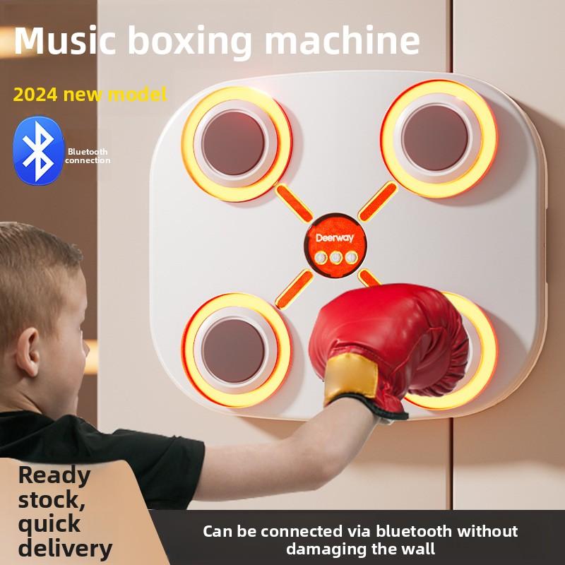 Music Boxing Machine Boxing Wall Target Home Trainer Sandbag Boxing  Intelligent Indoor Sports Fitness Equipment