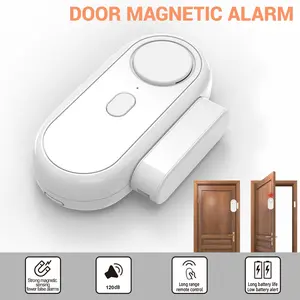 120db Indoor Window Alarm System, 6 Modes Security Alert & Doorbell Sound, Magnetic Sensor, Wireless Home Safety Device, Easy Install, Child Protection