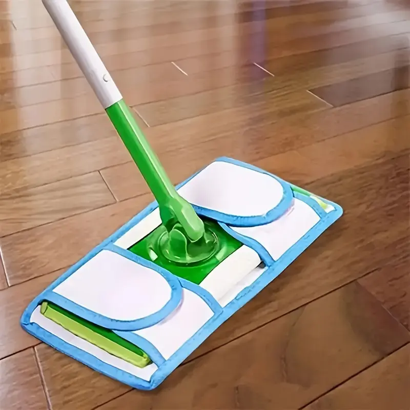 1pc, Microfiber Mop Replacement Pad, Flat Floor Mop Cloth, Washable And Durable Replacement Mop Cloth, High Dirt And Water Absorption, Wet And Dry Use, Easy To Clean, Cleaning Supplies