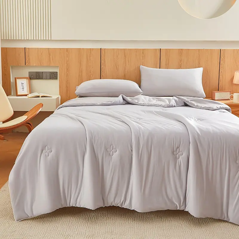 Summer Air Conditioner Blanket, Solid Color Cool Feeling, Breathable Comfort, Thin Smooth, Twin/large Size, Cold Sensing Blanket