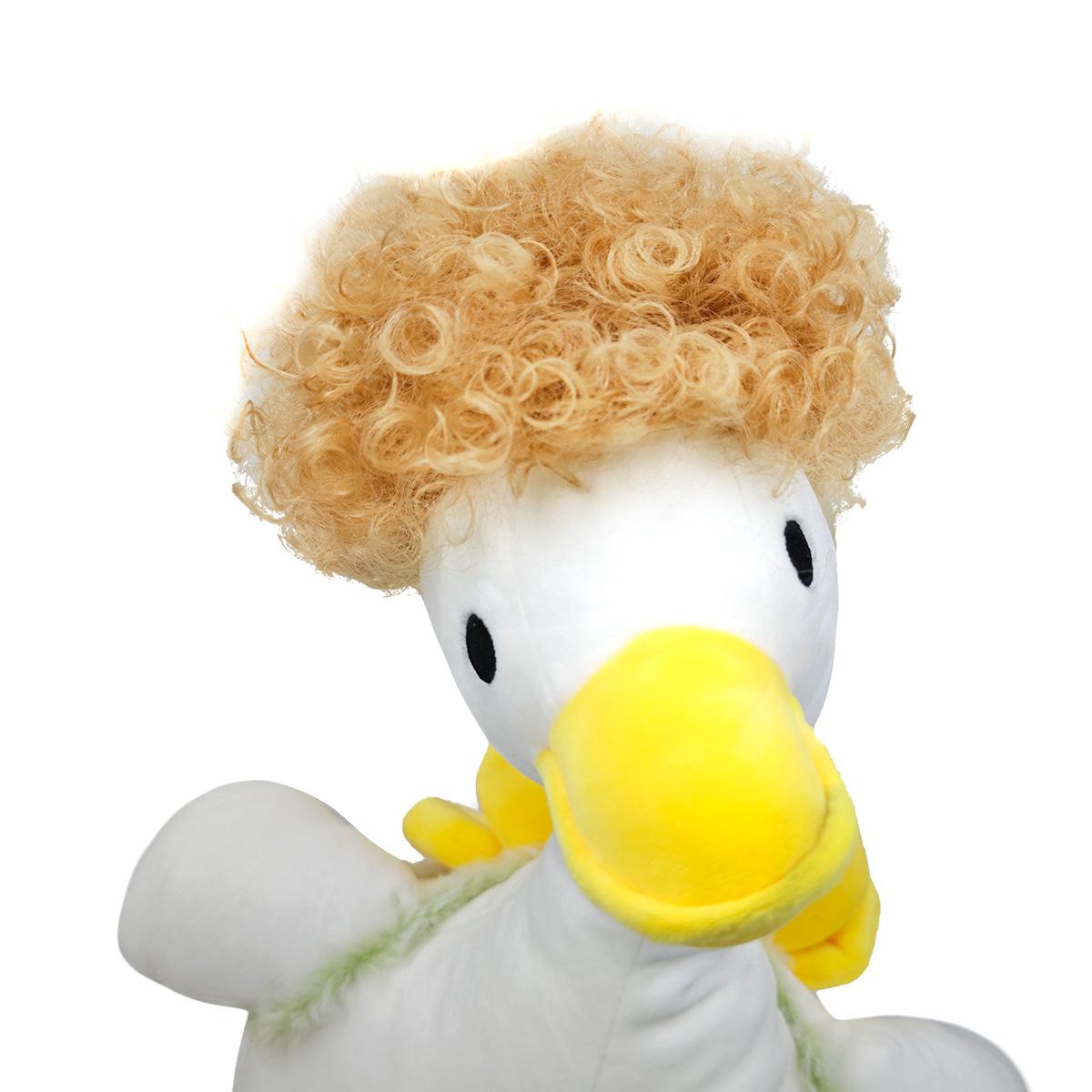 Best-selling handmade crocheted American-style goose wig hat, cute decorative hat, wig headgear Gold Plated Custom Dog Collar portable pu leather tag Reversible Fall Dog Bandanas Breathable Scarf Pumpkin Ghost Pink Candycorn Pet Pattern Set shoes