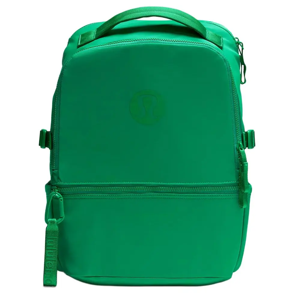 Lululemon New Crew 22L Recycled Nylon Backpack for Men and Women – Minimalist Style in Green