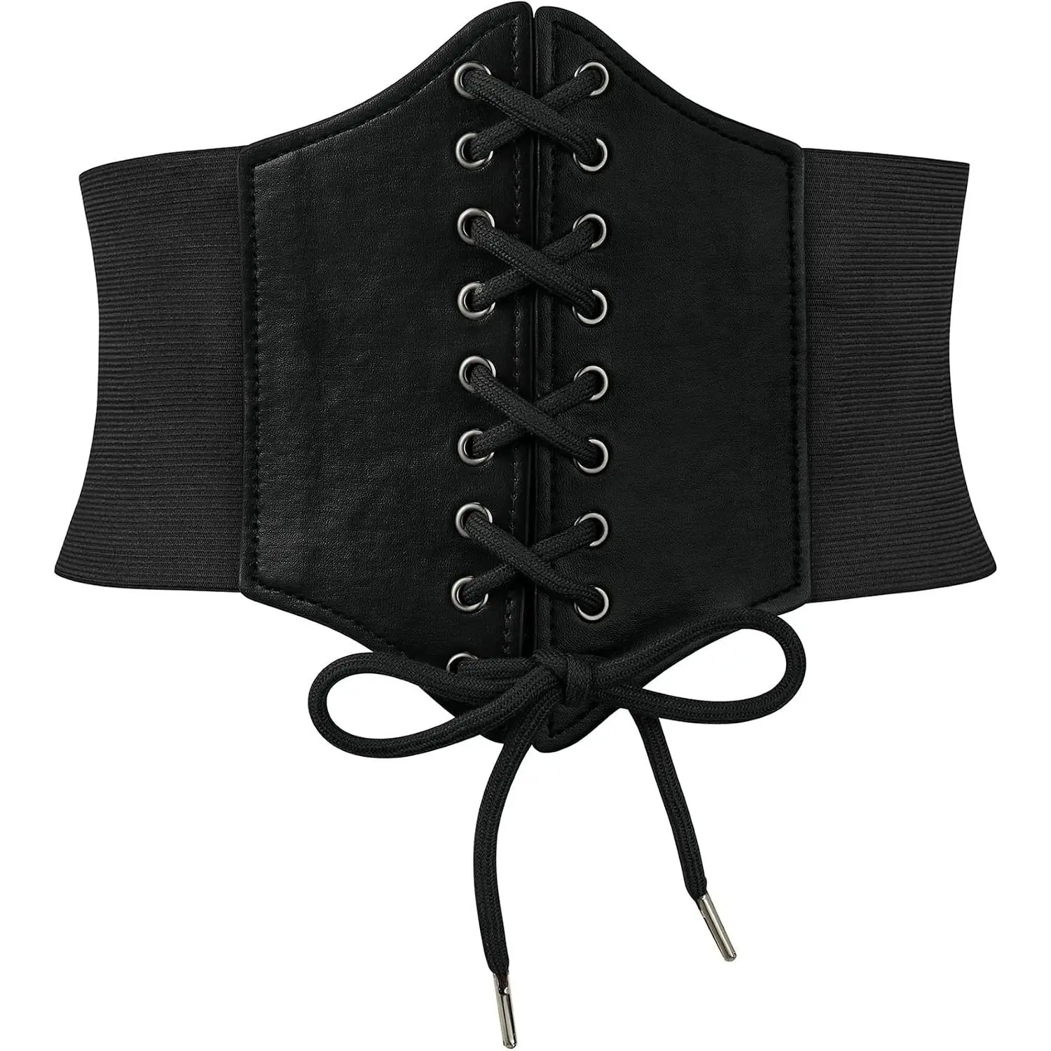 Lace up Pirate Corset Belt for Women - Elastic  Belt  Renaissance Accessories for Daily Halloween