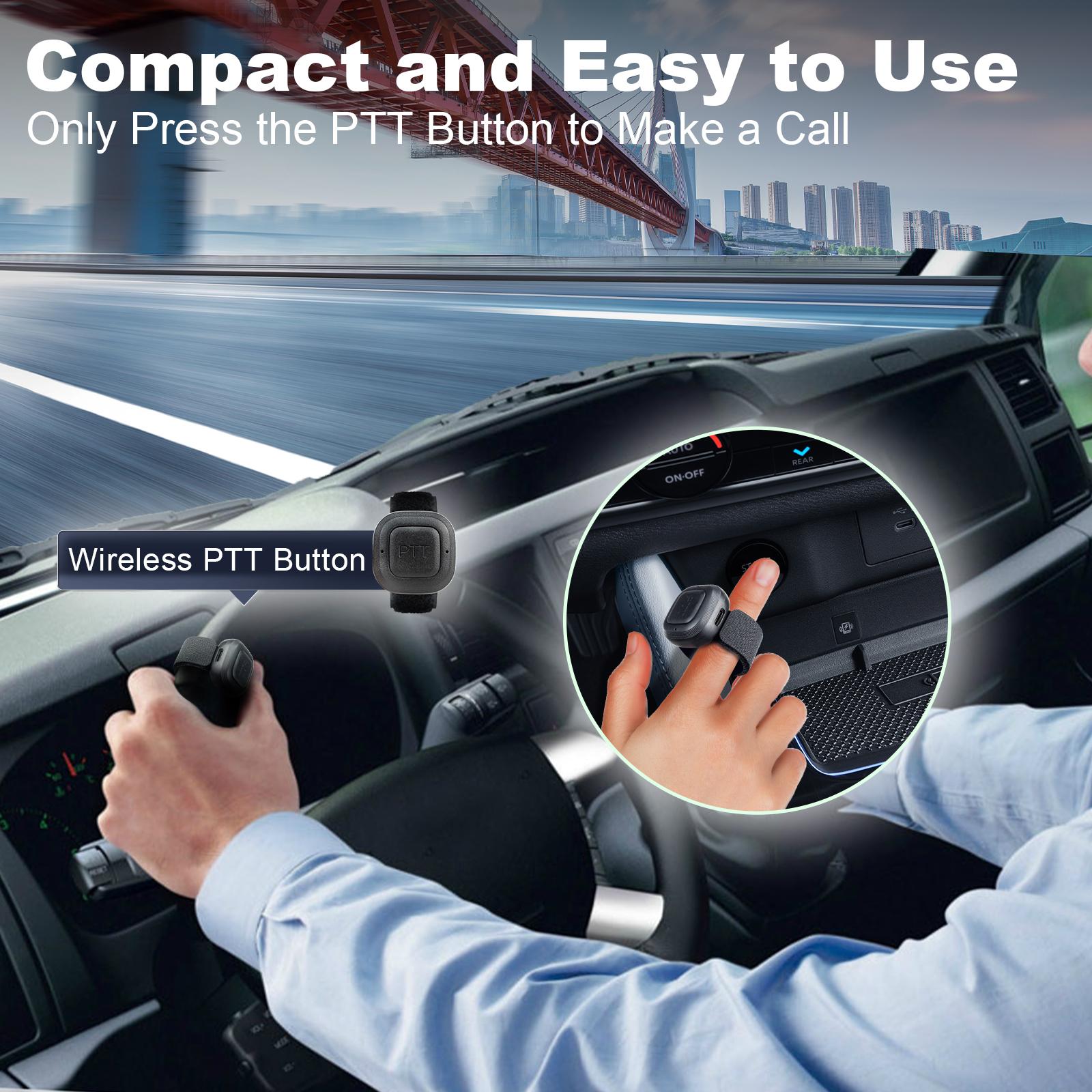 TIDRADIO Wireless Mic PTT Button for Cell Phone APP Odmaster Driving Riding Walkie-talkie, Wireless Programming Baofeng Uv5r TIDRADIO Wireless Mic PTT Button for Cell Phone APP Odmaster Driving Riding Walkie-talkie, Wireless Programming Baofeng Uv5r