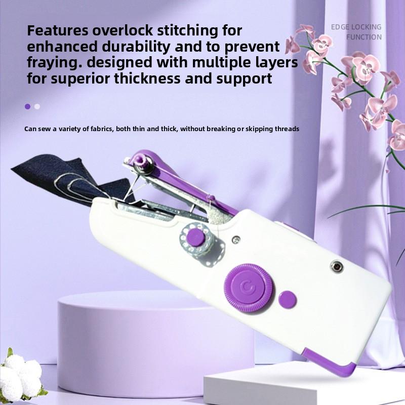 Household Sewing Machine Handheld Small Mini Portable Storage Electronic Sewing Machine