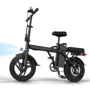 [Electric Bike]    Electric Bike| 750W Peak Power| Top Speed 22 MPH| 14" Pneumatic Tires| 22–40 Mile Range| Dual Seat| Single Brake Lever| Height Adjustable Seat