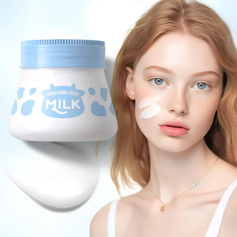 Milk Tone Up Cream 55g, Lazy No-Makeup Face Cream, Hydrating Moisturizing Brightening Daily Skin Care