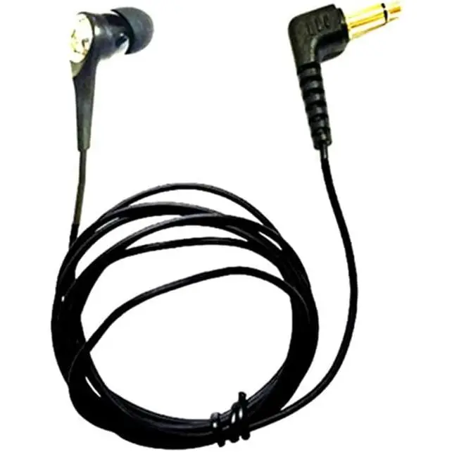 Single-Side Earphone Economical Mono Earbuds in Ear Noise Isolating Headphone,3.5mm Plug Reinforced Cord Compatible Android Smartphones MP3 Players Earphone for  Types of Audio Products