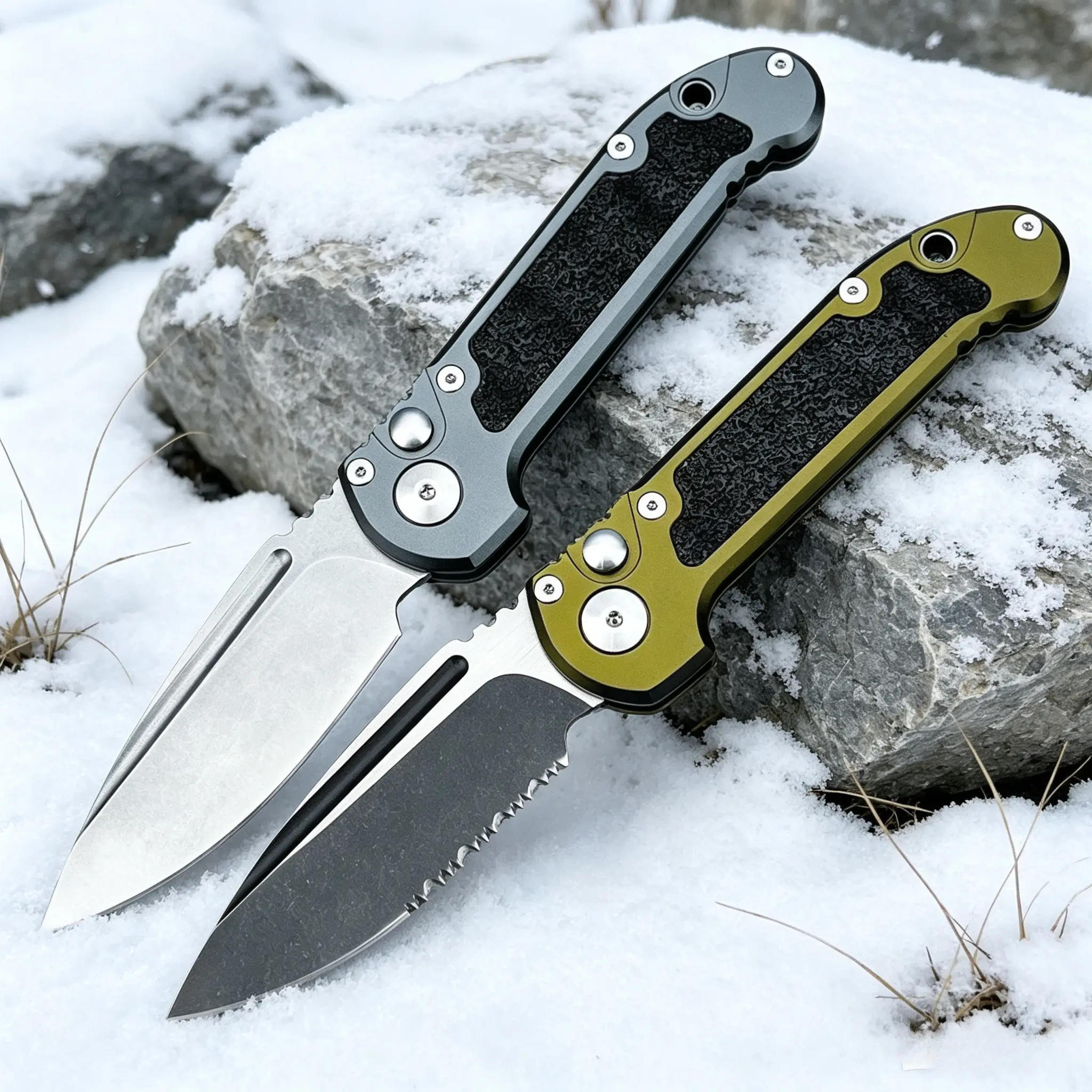 UDT Gen III Outdoor Folding Pocket Knife with D2 Steel Blade and Aluminum Handle Men's Gift Camping Fishing and EDC Tool Perfect for Everyday Carry