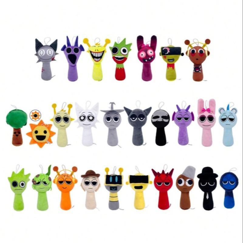 Cute Cartoon Plush Toy, 1 Count Colorful Emotional Expression Plushie, Soft Stuffed Animal, Kawaii Plush, Ideal Birthday & Holiday Gift, Soft Adorable Stuffed