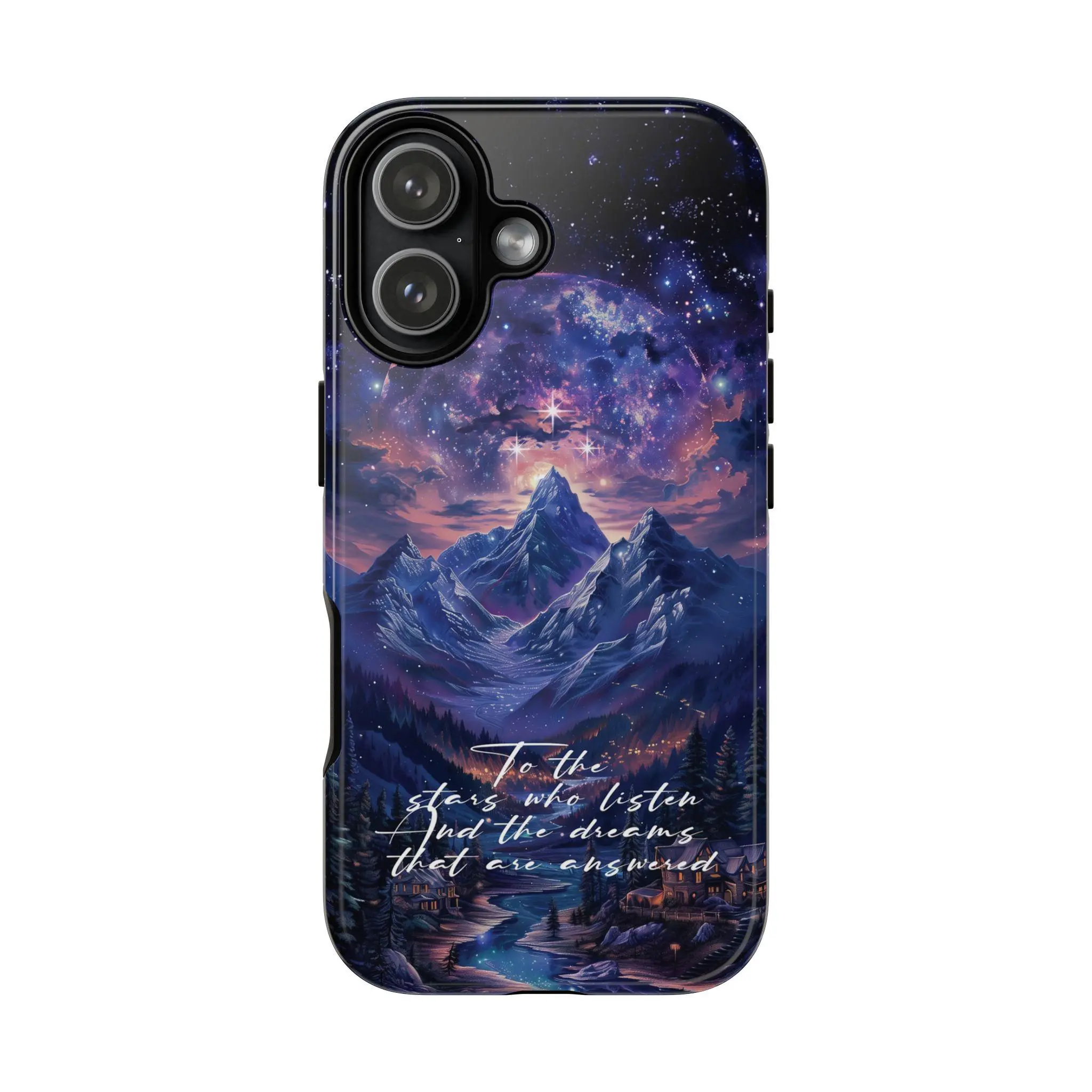 ACOTAR Velaris Night Court Smartphone Case, Handheld Cellphone Shell for Rhysand Fans Gift, Protective Cover Compatible with iPhone 11-17 Pro Max/Plus, Samsung Galaxy S23-25, Protection