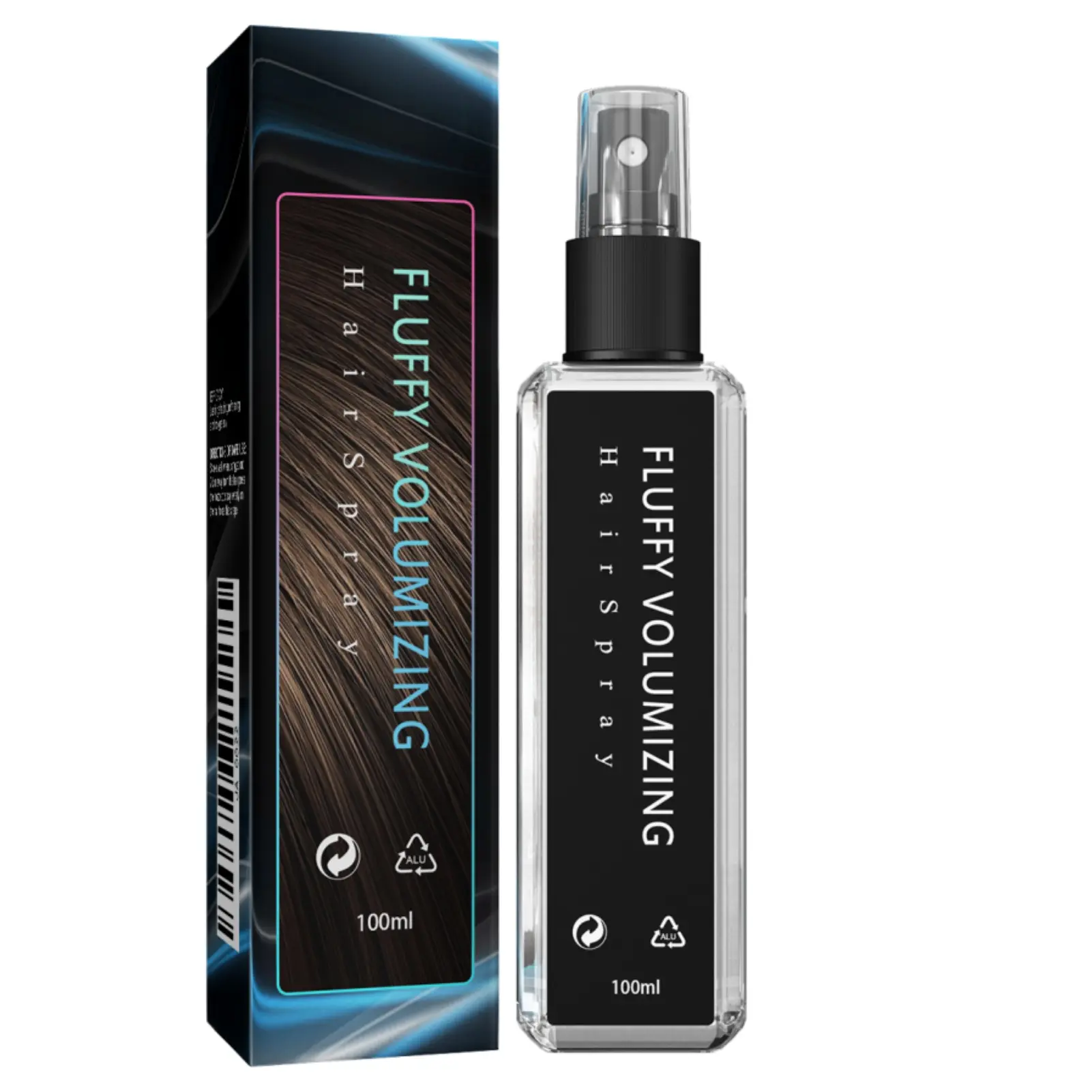 100ml Instantaneous Fluffy Volumizing Hair Spray, Lightweight Haircare Styling Spray