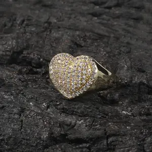 [ICE HUE] Unisex 18K Gold Vacuum Plated Copper Ring with 5A+ Sri Lanka Zircon, Miami Italy Mexico & Micro Inspired, Rings for Women, Luxury Costume Jewelry, Daily Wear, Classic Style Gift Idea