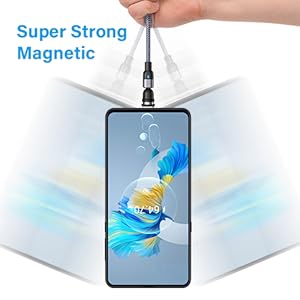 Magnetic Charging Cable 4 Pack (3.3ft/6.6ft/6.6ft/10ft), 540 Degree Rotating Magnet Phone Charger Cable, 3 in 1 Nylon Braided Magnetic USB Cable for Micro,Type C and iProduct Device Magnetic Charging Cable 4 Pack (3.3ft/6.6ft/6.6ft/10ft), 540 Degree Rotating Magnet Phone Charger Cable, 3 in 1 Nylon Braided Magnetic USB Cable for Micro,Type C and iProduct Device