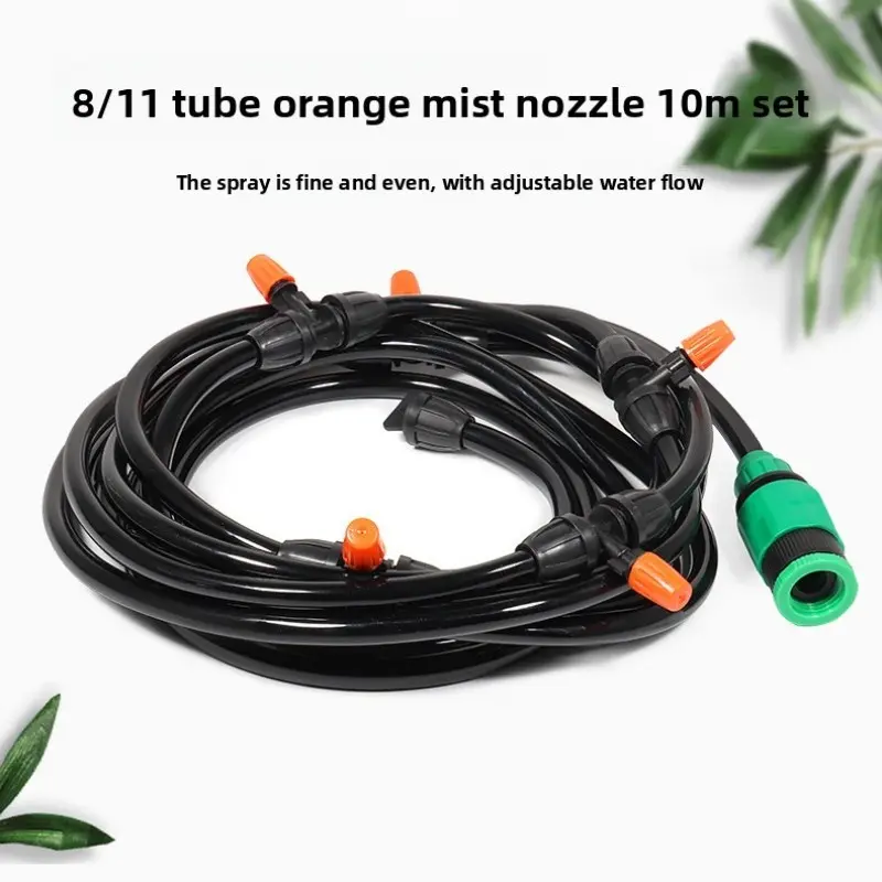 10m Fogging Kit, Automatic Garden Sprinkler System, Water Sprinklers, Watering Tool, Cooling & Dust Control, Micro Irrigation System