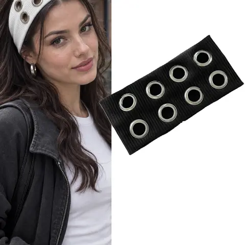 Women's Elegant Multi-Color Metal Headband, Chic Headbands, No Slip Headbands, Non Slip Headband, Secure Anti-Slip Hair Tie, Soft Fabric, Unique Design, Perfect for Daily, Parties, Travel, Non Slip Hairbands
