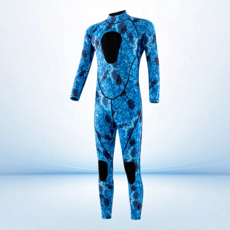 Men’s & Women’s 3mm Neoprene Full Wetsuit, Elastic Resilient Neoprene Deep Diving Suit with Cold-Proof Performance, Underwater Diving Suit for Freediving, Surfing, Deep Diving Suits, Full Wetsuit Diving Suits