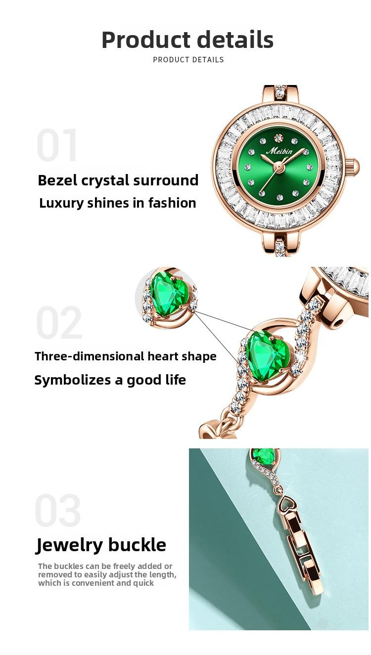 Elegant luxury women’s  diamond dial, water-resistant and scratch-resistant, featuring an adjustable strap and a fashionable design.Suitable for wearing on all occasions perfect Mother’s Day gift for your wife or mom. stylish watch