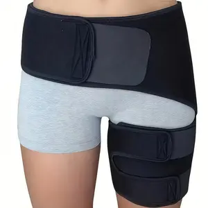 Hip Brace Support for Women, Men, Unisex Design - Sciatica Brace - Groin Pull Compression Wrap - Sciatic Nerve Pain Relief, Thigh Compression Sleeve, SI Belt, Hamstring Compression Sleeve