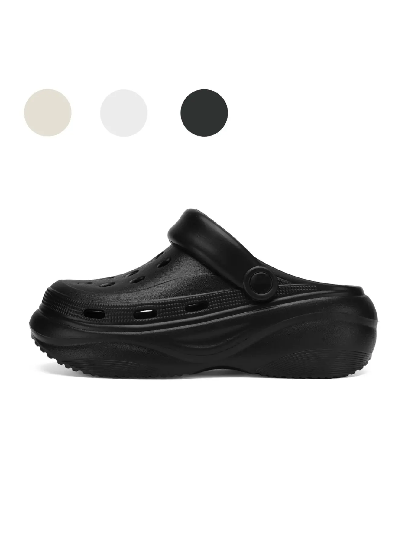 Unisex Functional Style Clogs: Adjustable Heel Strap, Statement Clogs For Streetwear & Cool Outfits