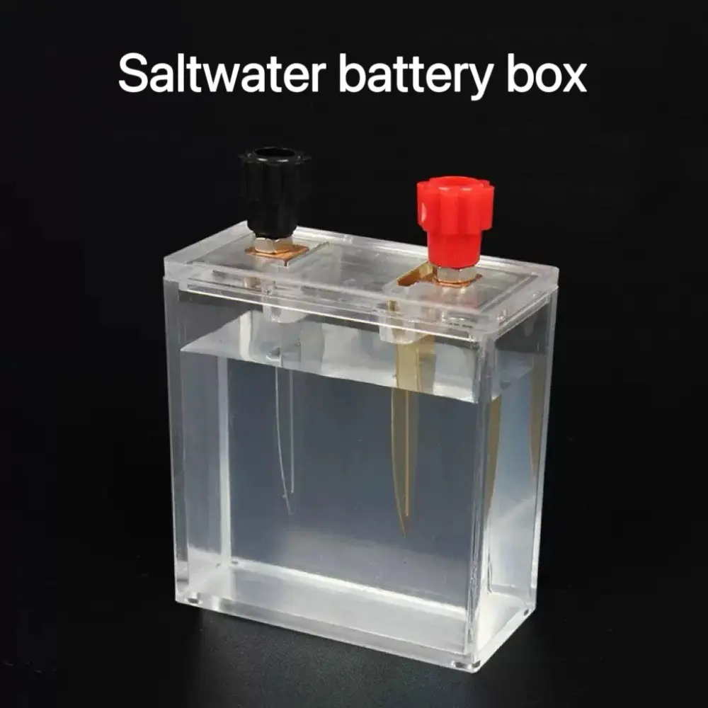 Salt Water Power Experiment Kit, Battery Principle Teaching Model, Physics & Electricity Science Experiment, Stem Learning Tool for Students