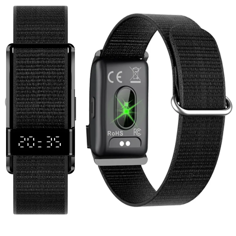 Smart Bracelet Wearable Fitness Tracker for Men,Activity Tracker with Heart Rate / Sleeping Monitor , Call Reminder, Multiple Sports Modes,Adjustable Strap , 20G Weight,145Mah Battery, IP68 Waterproof,Free APP, Compatible for Android and IOS