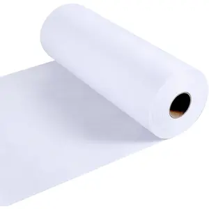 New Weight White Iron-On Non-Woven Fusible Interfacing Weight Non-Woven Interfacing Iron On Single-Sided Interfacing for Crafts Supplies, 11.8 Inch x 30.6 Yard
