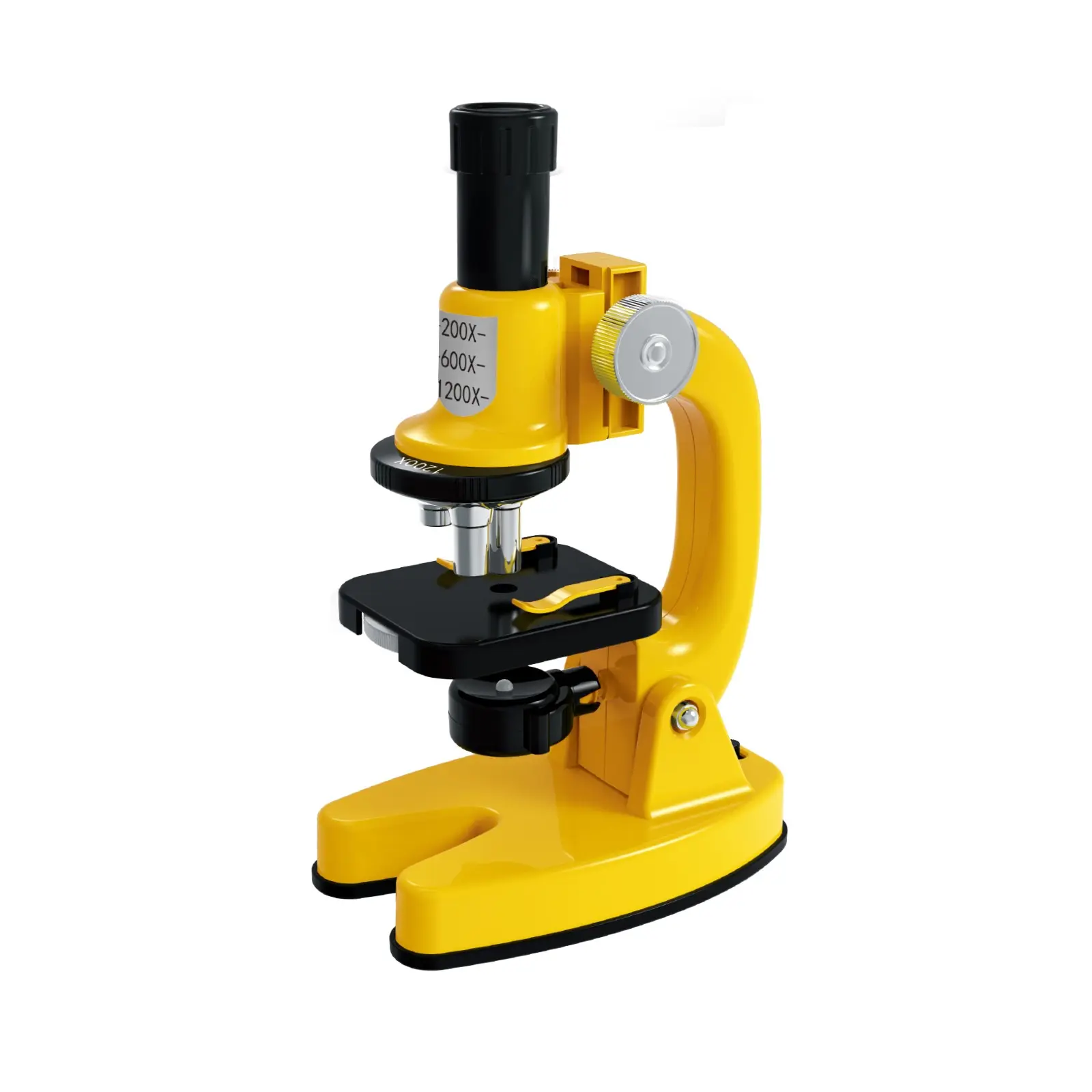 Science Microscope, 1200x Adjustable HD, Stem Curiosity Educational Toy, Montessori Approved Gift, Ages 8+, Requires 2 X 1.5v Aa Batteries