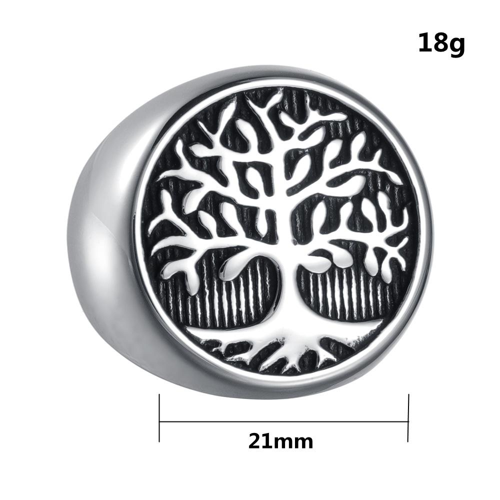 Popular Celtic Triangle Knot Cast Titanium Steel Ring, European and American Men's Fashion Accessory, Personalized Ring