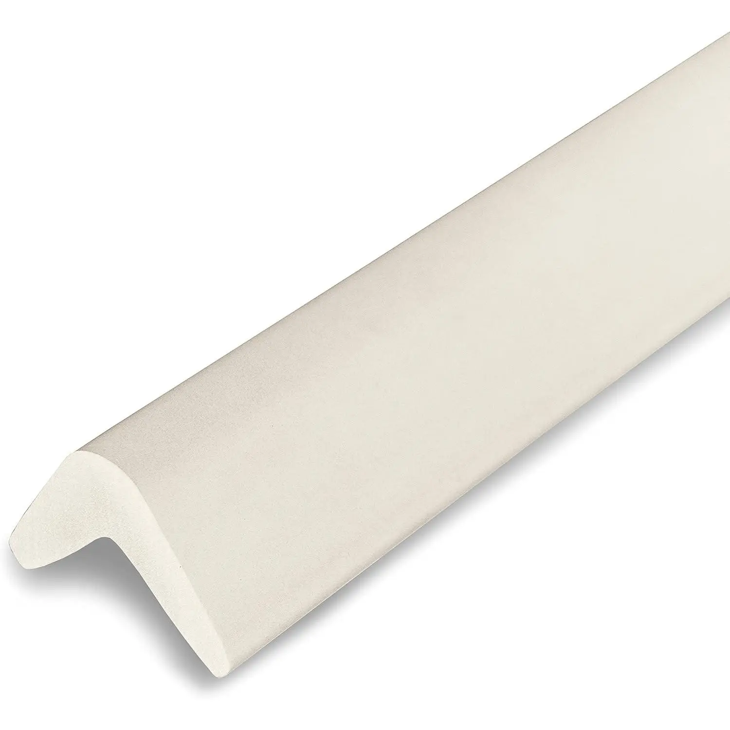 Ultra High-Density Heavy Duty Corner Guard Edge Protector & Bumper for Parking Garages Workshops and Warehouses - Neutral Off White, 24 Inches - 1 Each