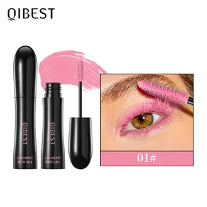 QIBEST cross-border mascara is not easy to smudge, slender and curled, waterproof eye mascara, makeup
