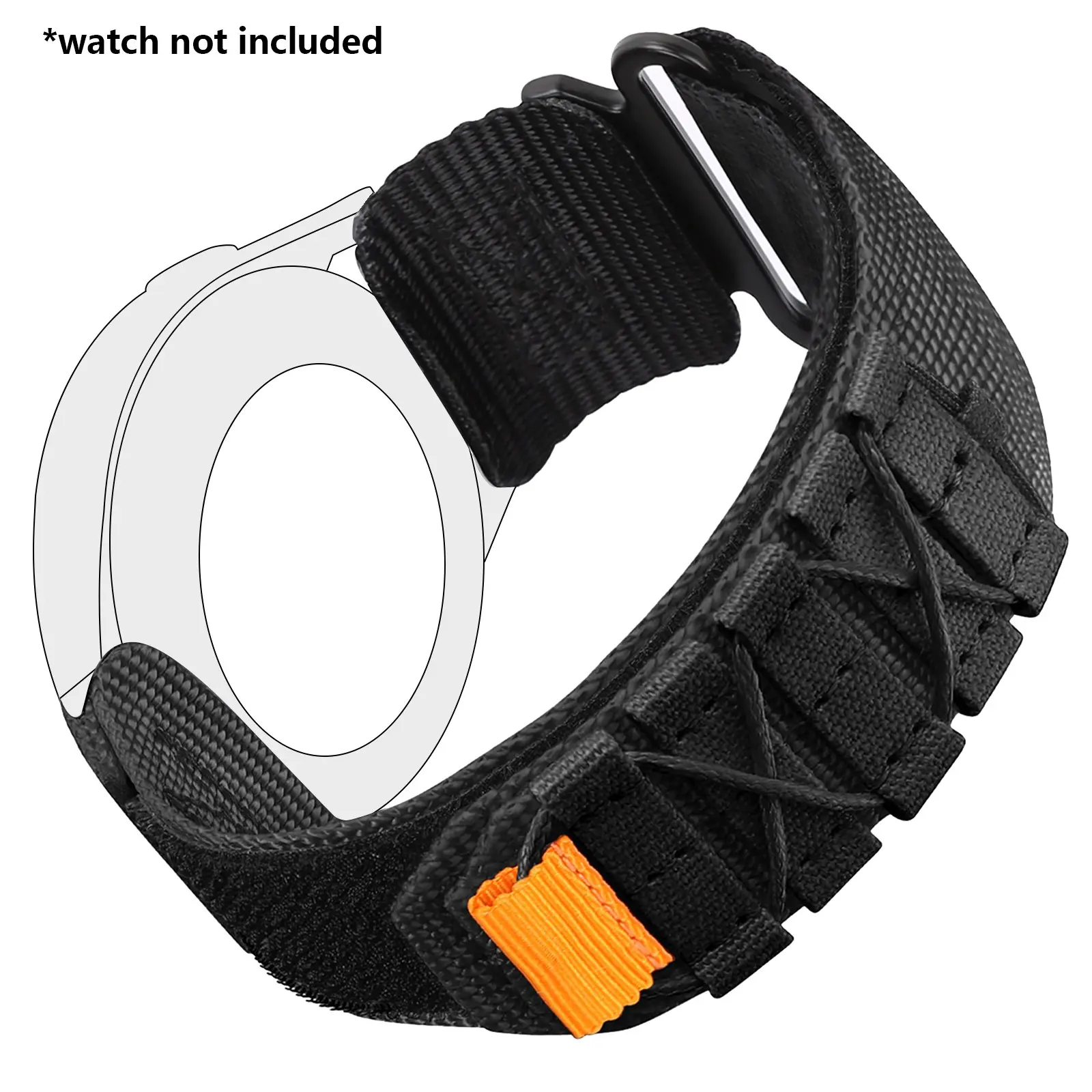 22mm Strap Compatible with Samsung Galaxy Watch 3 45mm/Galaxy Watch 46mm SM-R800/Gear S3 Frontier/Classic, Durable Nylon Sport Strap, Smartwatch Strap, Smart Watch Straps, Smart Watch Accessories