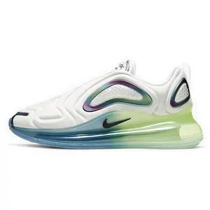 Nike Air Max 720 Bubble Pack Men's Low-Top Lifestyle Sneakers with Air Cushioning and Blue-Green Gradient Verifiable, with credentials and supporting global authentication
