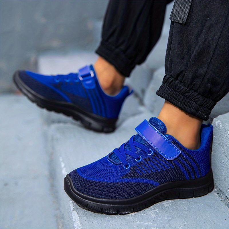 Kids.- Kids' Knitted Mesh Athletic Sneakers - Breathable, Lightweight Girl Shoes for Running, Stylish Trainers