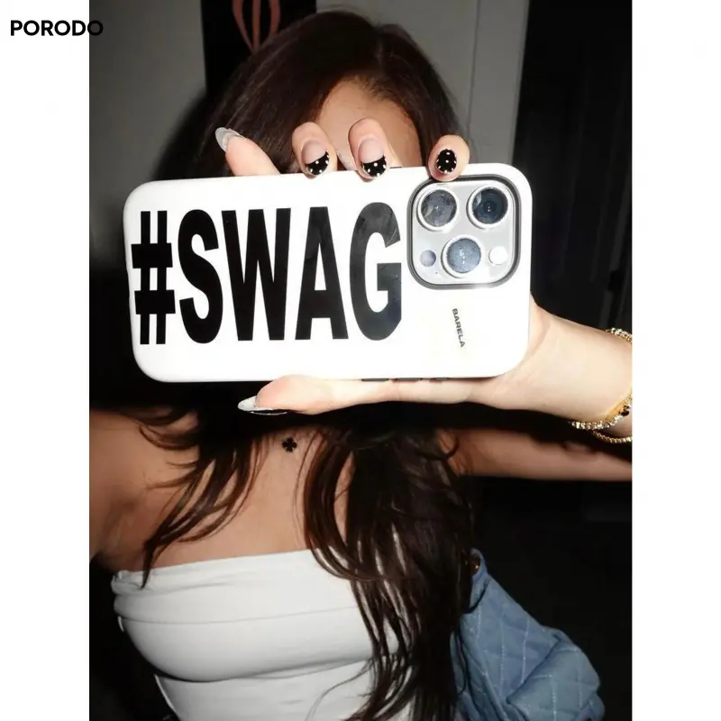 PORODO Y2K Swag Streetwear Chic Tough Magnetic Case| Phonecase, for iphone 17 16 15 14 13 12 11