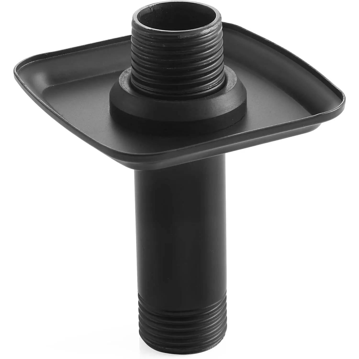 Straight Shower Arm 3 Inch Shower Arm with Flange, Rain Ceiling Shower  Extension Pipe , High  & Hard Water Compatible, Matte Black